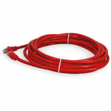 AddOn ADD-27FCAT6-RD 27ft RJ-45 (Male) to RJ-45 (Male) Red Cat6 Straight UTP PVC Copper Patch Cable