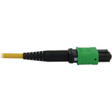 Tripp Lite N392B-61M-3X8AP 40/100G Singlemode 9/125 OS2 Fiber Optic Cable (3x8F MTP/MPO-APC F/F) LSZH Yellow 61 m (200 ft.)