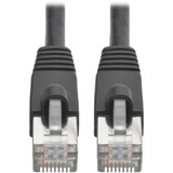 Tripp Lite N262-008-BK Cat6a 10G Snagless Shielded STP Ethernet Cable (RJ45 M/M) PoE Black 8 ft. (2.43 m)