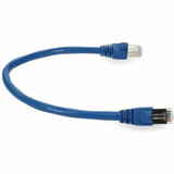 AddOn ADD-5FCAT6ASTP-BE 5ft RJ-45 (Male) to RJ-45 (Male) Blue Snagless Cat6A STP PVC Copper Patch Cable