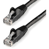 StarTech N6PATCH100BK 100ft CAT6 Ethernet Cable - Black Snagless Gigabit - 100W PoE UTP 650MHz Category 6 Patch Cord UL Certified Wiring/TIA