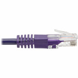 Tripp Lite N002-006-PU Cat5e 350 MHz Molded (UTP) Ethernet Cable (RJ45 M/M) PoE Purple 6 ft. (1.83 m)