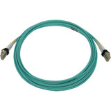 Tripp Lite N820X-10M 400G Multimode 50/125 OM3 Switchable Fiber Optic Cable (Duplex LC-PC M/M) LSZH Aqua 10 m (32.8 ft.)