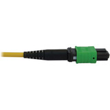 Tripp Lite N390B-02M-12-AP 40/100G Singlemode 9/125 OS2 Fiber Optic Cable (12F MTP/MPO-APC F/F) LSZH Yellow 2 m (6.6 ft.)