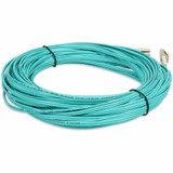 AddOn ADD-LC-LC-50M5OM4P 50m LC (Male) to LC (Male) Aqua OM4 Duplex Plenum-Rated Fiber Patch Cable