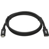 Tripp Lite U421-003 USB-C Extension Cable (M/F) USB 3.2 Gen 1 (5 Gbps) Thunderbolt 3 Compatible Black 3 ft. (0.91 m)