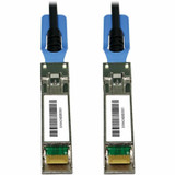 Tripp Lite N280-01M-28-BK series SFP28 to SFP28 25GbE Passive Twinax Copper Cable (M/M), SFP-H25G-CU1M Compatible, Black, 1 m (3.3 ft.)