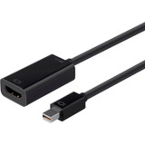 Monoprice 12795 Mini DisplayPort 1.2a / Thunderbolt to 4K HDMI Passive Adapter, Black