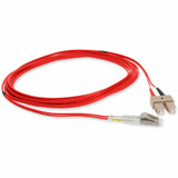 AddOn ADD-SC-LC-1M6MMF-RD-TAA Fiber Optic Patch Duplex Network Cable