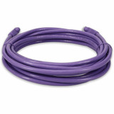 AddOn ADD-12FCAT6S-PE 12ft RJ-45 (Male) to RJ-45 (Male) Purple Cat6 Straight Shielded Twisted Pair PVC Copper Patch Cable