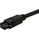 Monoprice 3545 9 PIN/ 9PIN BETA FireWire 800 - FireWire 800 Cable, 6FT, Black