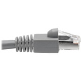 Tripp Lite N262-012-GY Cat6a 10G Snagless Shielded STP Ethernet Cable (RJ45 M/M) PoE Gray 12 ft. (3.66 m)