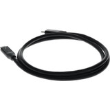 AddOn USBCTBOLT1MB 3ft (1m) USB-C 3.1 Male to Male Thunderbolt-compatible Sync and Charge Black Cable
