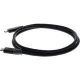 AddOn USBCTBOLT1MB 3ft (1m) USB-C 3.1 Male to Male Thunderbolt-compatible Sync and Charge Black Cable