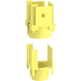 Panduit FIDT2X2LYL FiberRunner 1-Port Spillout - 2x2 - Yellow
