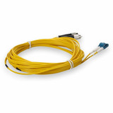 AddOn ADD-LC-FC-1M9SMF 1m FC (Male) to LC (Male) Yellow OS2 Duplex Fiber OFNR (Riser-Rated) Patch Cable