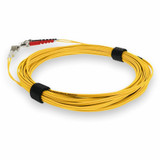 AddOn ADD-ST-LC-1M5OM4-YW 1m LC (Male) to ST (Male) Yellow OM4 Duplex Fiber OFNR (Riser-Rated) Patch Cable