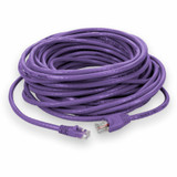 AddOn ADD-20FCAT6XO-PE 20ft RJ-45 (Male) to RJ-45 (Male) Purple Microboot, Snagless Cat6 Crossover UTP PVC Copper Patch Cable