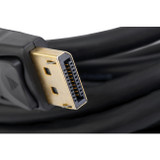 UNC DP-10F-MM DisplayPort Male to Male with Latches V1.2, 10ft