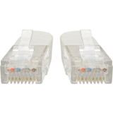 Tripp Lite N200-015-WH Cat6 Gigabit Molded (UTP) Ethernet Cable (RJ45 M/M) PoE White 15 ft. (4.57 m)