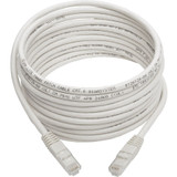 Tripp Lite N200-015-WH Cat6 Gigabit Molded (UTP) Ethernet Cable (RJ45 M/M) PoE White 15 ft. (4.57 m)