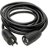 Tripp Lite Power Extension Cord NEMA L5-20P to NEMA L5-20R- Heavy-Duty 20A 125V 12 AWG 15 ft. (4.57 m) Black Locking Connectors