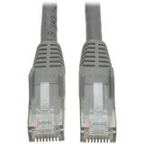 Tripp Lite N201-075-GY Cat6 Gigabit Snagless Molded (UTP) Ethernet Cable (RJ45 M/M) PoE Gray 75 ft. (22.86 m)