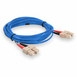 AddOn ADD-SC-SC-5M6MMF-BE 5m SC (Male) to SC (Male) Blue OM1 Duplex PVC Fiber Patch Cable