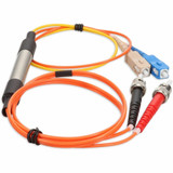 AddOn ADD-MODE-STSC5-3 3m SC (Male) to ST (Male) Orange OM2 & OS1 Duplex Fiber Mode Conditioning Cable