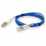 AddOn ADD-LC-LC-3M5OM4-BE 3m LC (Male) to LC (Male) Blue OM4 Duplex Fiber OFNR (Riser-Rated) Patch Cable