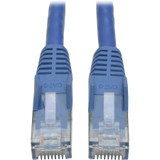 Tripp Lite N201-050-BL Cat6 Gigabit Snagless Molded (UTP) Ethernet Cable (RJ45 M/M) PoE Blue 50 ft. (15.24 m)