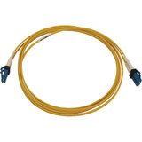 Tripp Lite N370X-02M 400G Duplex Singlemode 9/125 OS2 Switchable Fiber Optic Cable (LC/UPC M/M) LSZH Yellow 2 m (6.6 ft.)