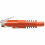 Tripp Lite N200-050-OR Cat6 Gigabit Molded (UTP) Ethernet Cable (RJ45 M/M) PoE Orange 50 ft. (15.24 m)