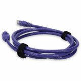 AddOn ADD-5FCAT6XO-PE 5ft RJ-45 (Male) to RJ-45 (Male) Purple Microboot, Snagless Cat6 Crossover UTP PVC Copper Patch Cable