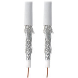 Tripp Lite A224-01K-WH RG6/U Quad-Shield CMR-Rated Coaxial Cable White 1000 ft. (304.8 m)