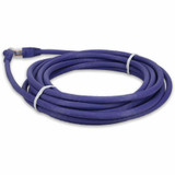 AddOn ADD-25FCAT6A-PE-TAA 25ft RJ-45 (Male) to RJ-45 (Male) Straight Purple Cat6A UTP PVC Copper TAA Compliant Patch Cable