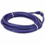 AddOn ADD-25FCAT6A-PE-TAA 25ft RJ-45 (Male) to RJ-45 (Male) Straight Purple Cat6A UTP PVC Copper TAA Compliant Patch Cable