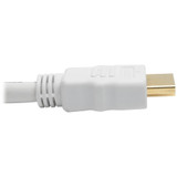 Tripp Lite P568-010-WH High-Speed HDMI Cable (M/M) 4K Gripping Connectors White 10 ft. (3.1 m)