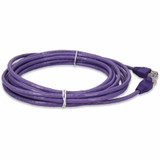 AddOn ADD-15FCAT6-PE 15ft RJ-45 (Male) to RJ-45 (Male) Purple Cat6 UTP PVC Copper Patch Cable