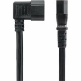 StarTech.com 6ft (1.8m) Heavy Duty Power Cord, Right Angle IEC 60320 C14 to C13, 15A 250V, 14AWG, UL Listed Components