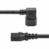 StarTech.com 6ft (1.8m) Heavy Duty Power Cord, Right Angle IEC 60320 C14 to C13, 15A 250V, 14AWG, UL Listed Components