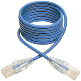 Tripp Lite N201-S05-BL Cat6 Gigabit Snagless Slim UTP Ethernet Cable (RJ45 M/M) PoE Blue 5 ft. (1.52 m)