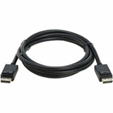 Tripp Lite P580-006-8K6-2 series DisplayPort 2.1 Cable with Latching Connectors (M/M), 8K 60 Hz, 40 Gbps, HDR, HBR3, MST, 4:4:4, HDCP 2.2, Black, 6 ft. (1.8 m)