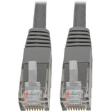 Tripp Lite N200-002-GY Cat6 Gigabit Molded (UTP) Ethernet Cable (RJ45 M/M) PoE Gray 2 ft. (0.61 m)