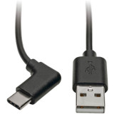 Tripp Lite U038-003-CRA USB 2.0 Hi-Speed Cable A to USB Type C USB C M/M Right-Angle 3ft 3'