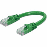 AddOn ADD-0-5FCAT6-GN 6in RJ-45 (Male) to RJ-45 (Male) Straight Green Cat6 UTP PVC Copper Patch Cable