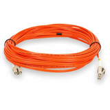 AddOn ADD-LC-LC-3M5OM2 3m LC (Male) to LC (Male) Orange OM2 Duplex Fiber OFNR (Riser-Rated) Patch Cable