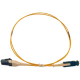 Tripp Lite N383L-02M 40/100/400G Singlemode 9/125 OS2 Fiber Optic Cable (Duplex SN-UPC to Duplex LC-UPC M/M) LSZH Yellow 2 m (6.6 ft.)