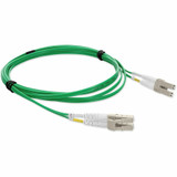 AddOn ADD-LC-LC-2M6MMF-GN 2m LC (Male) to LC (Male) Straight Green OM1 Duplex Fiber OFNR (Riser-Rated) Patch Cable