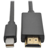 Tripp Lite P586-003-HDMI 3ft Mini Displayport to HDMI Adapter Converter Cable MDP-HDMI M/M 1080p